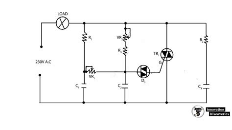 light dimmer circuit using triac.